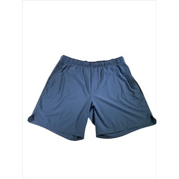 Brady Mens XL Training Athletic Shorts Blue Drawstring Lightweight Activewear - Picture 1 of 5